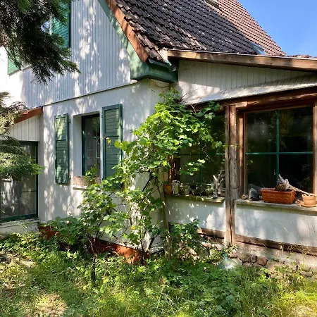 Villa Gemütliches Haus im grünen Niederfinow Exterior foto